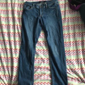 Used Dark Blue Jeans